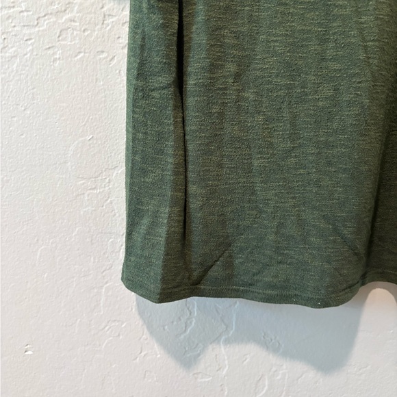 Kaileigh Olive Green One Shoulder Knit Top - Picture 6 of 7